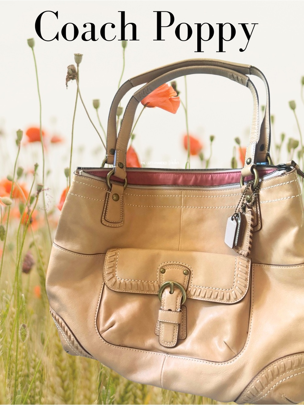 Coach Poppy Whipstitch Tote